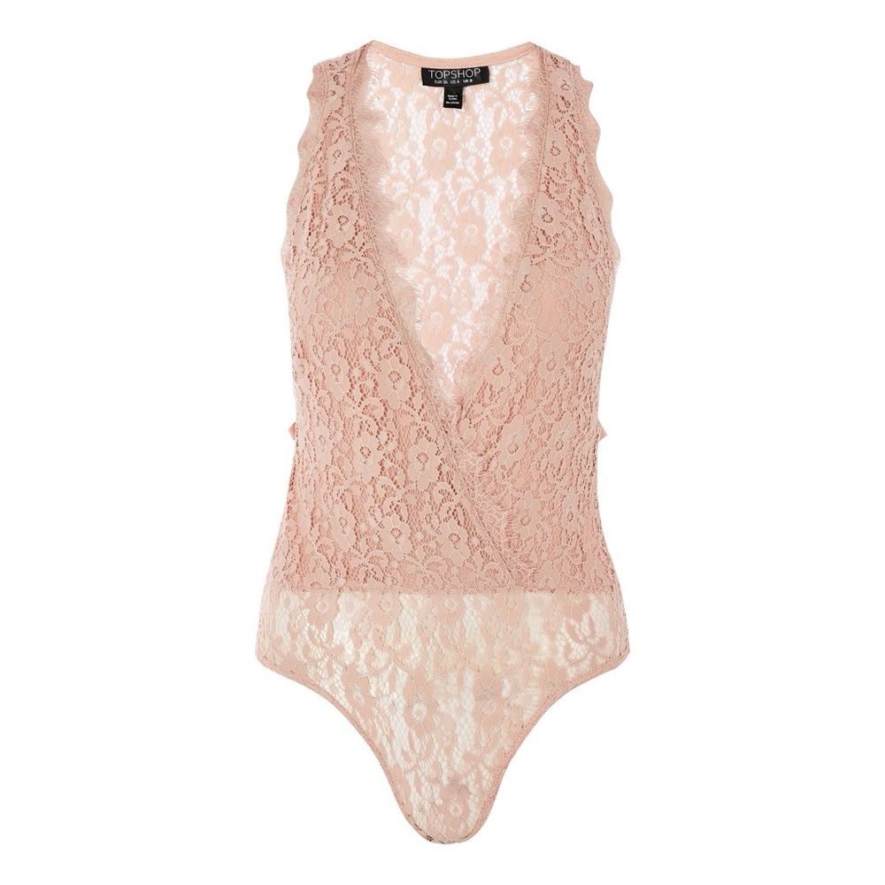 Lace Plunge Bodysuit